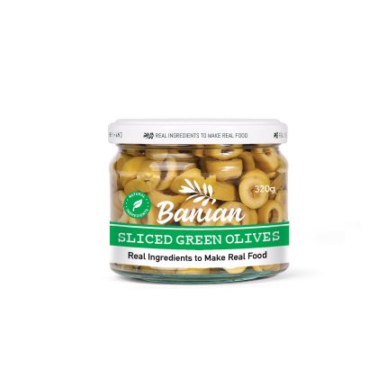 sliced green olives